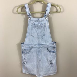 DENIM OVERALL SKIRT